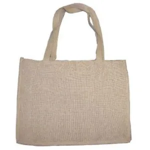 100% Natural Jute & Cotton Shopping Tote