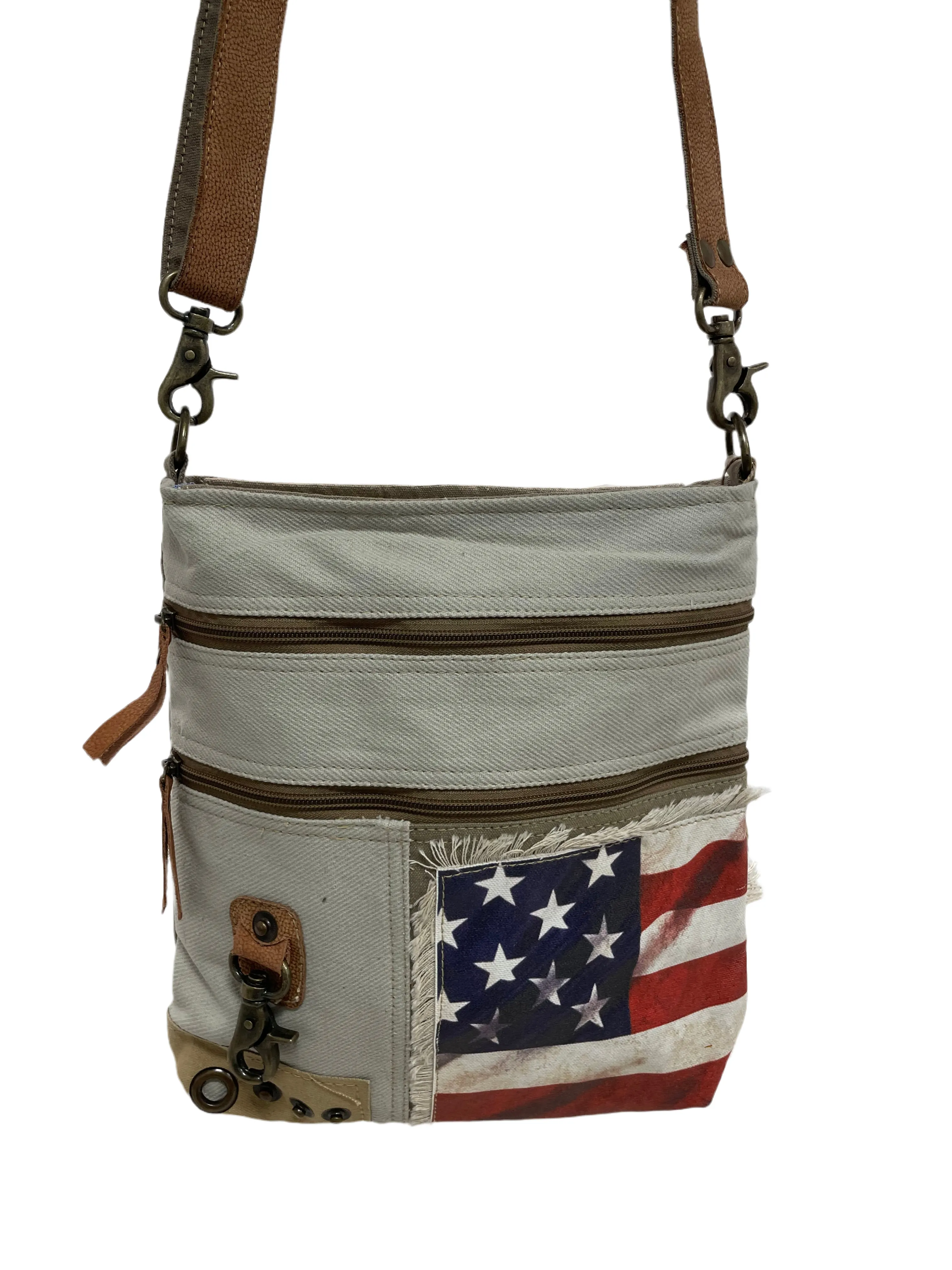 American Flag Crossbody Bag