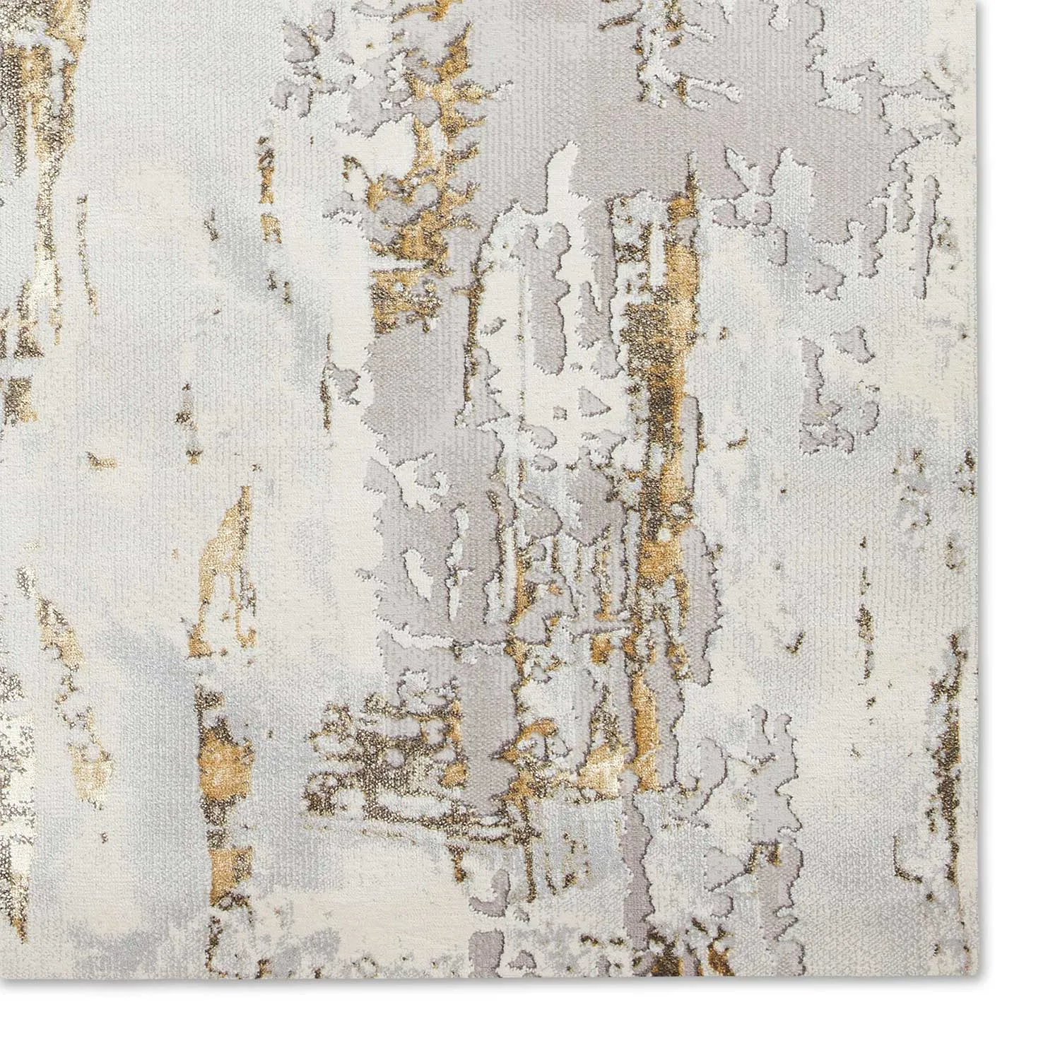 Apollo GR579 Grey/Gold Rug