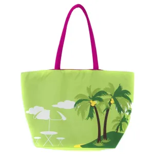 Beach bag tote | Palm Printed Bag