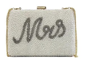 BGAIN71 Beads Decorated Mrs. Fashion Clutch