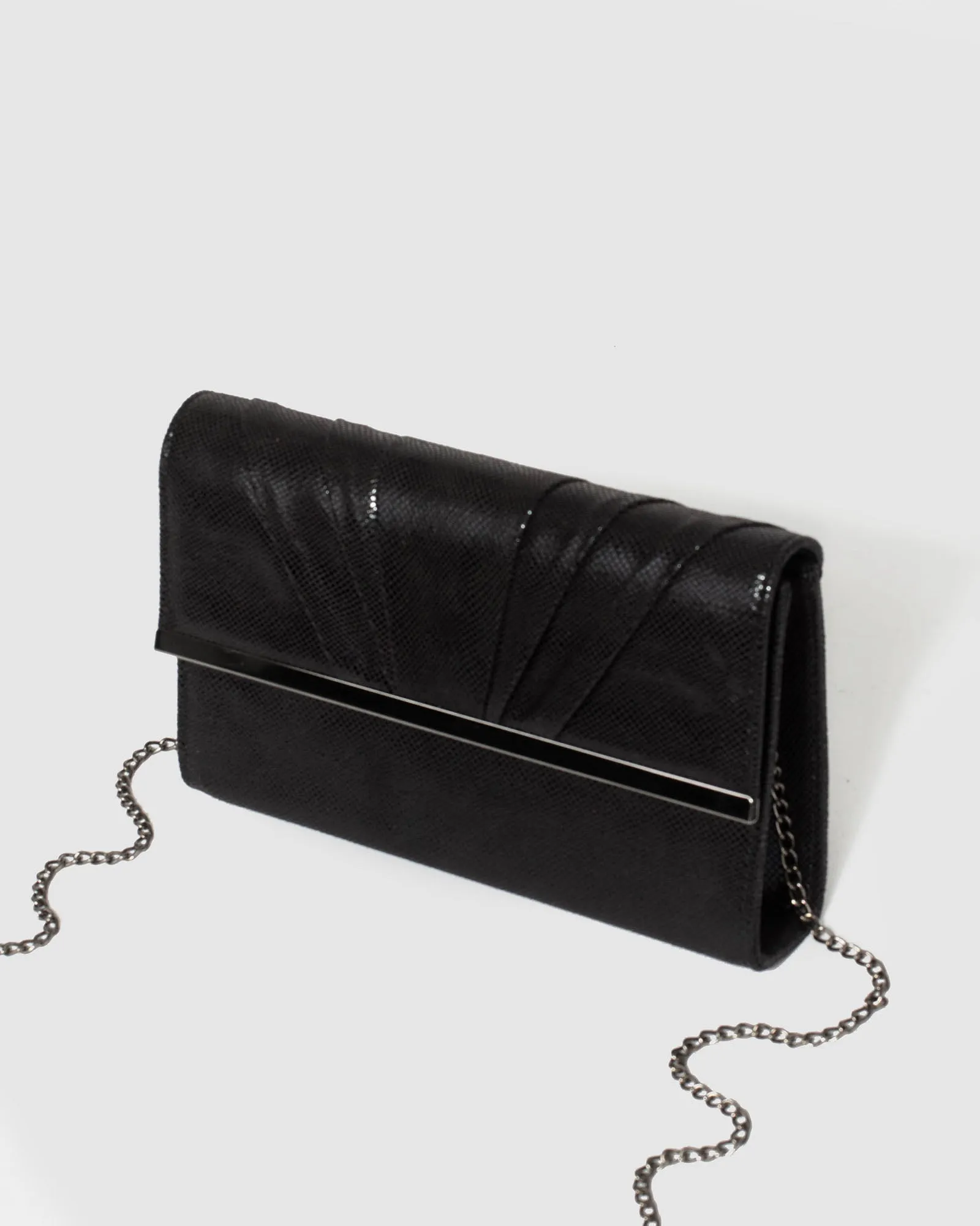 Black Harriet Evening Clutch Bag