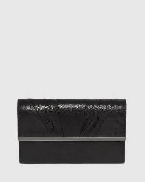 Black Harriet Evening Clutch Bag