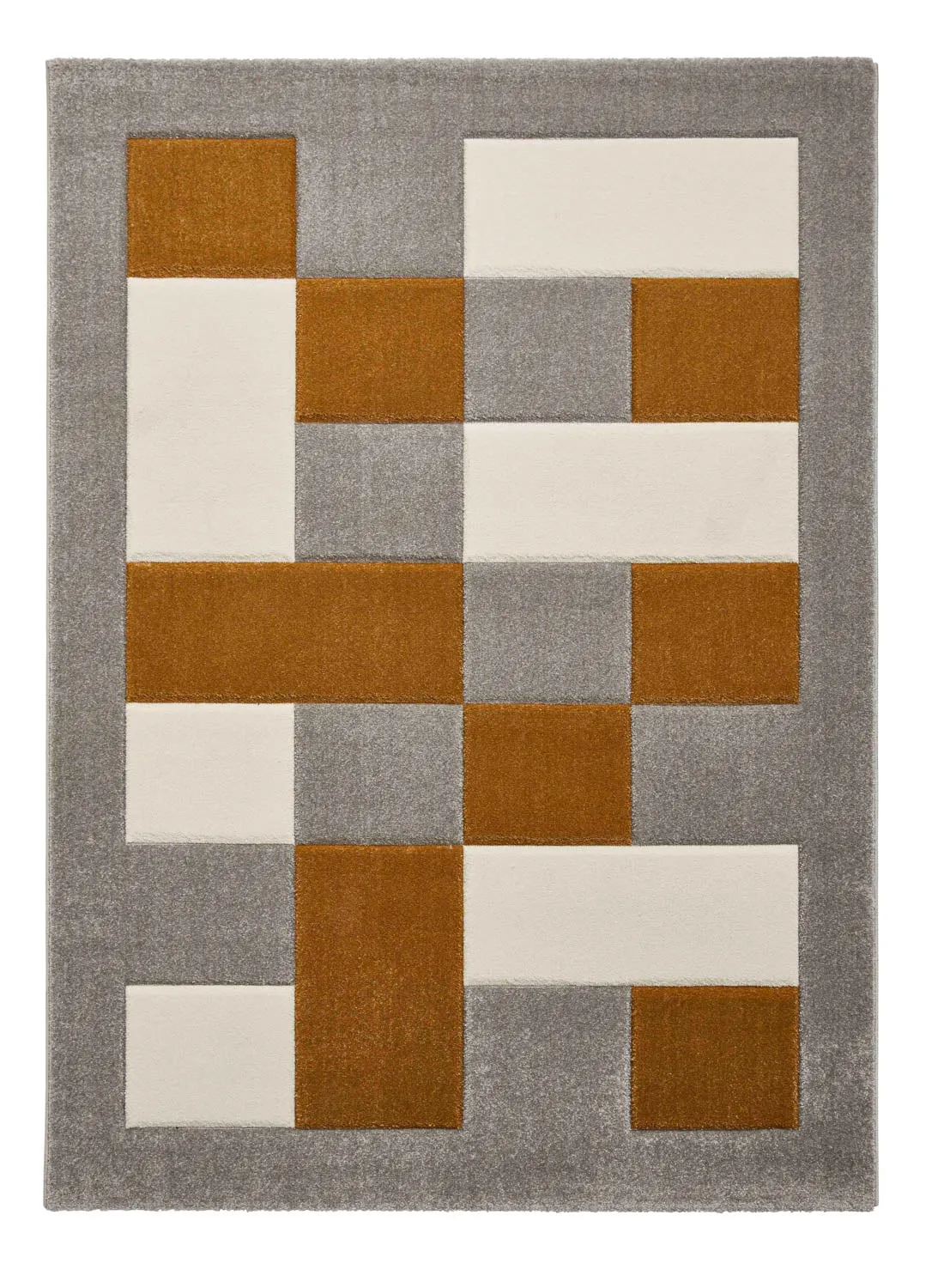 Brooklyn BRK04 Grey/Yellow Rug