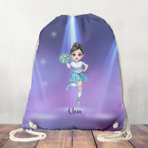 Canvas Drawstring Bag Personalised Cheer