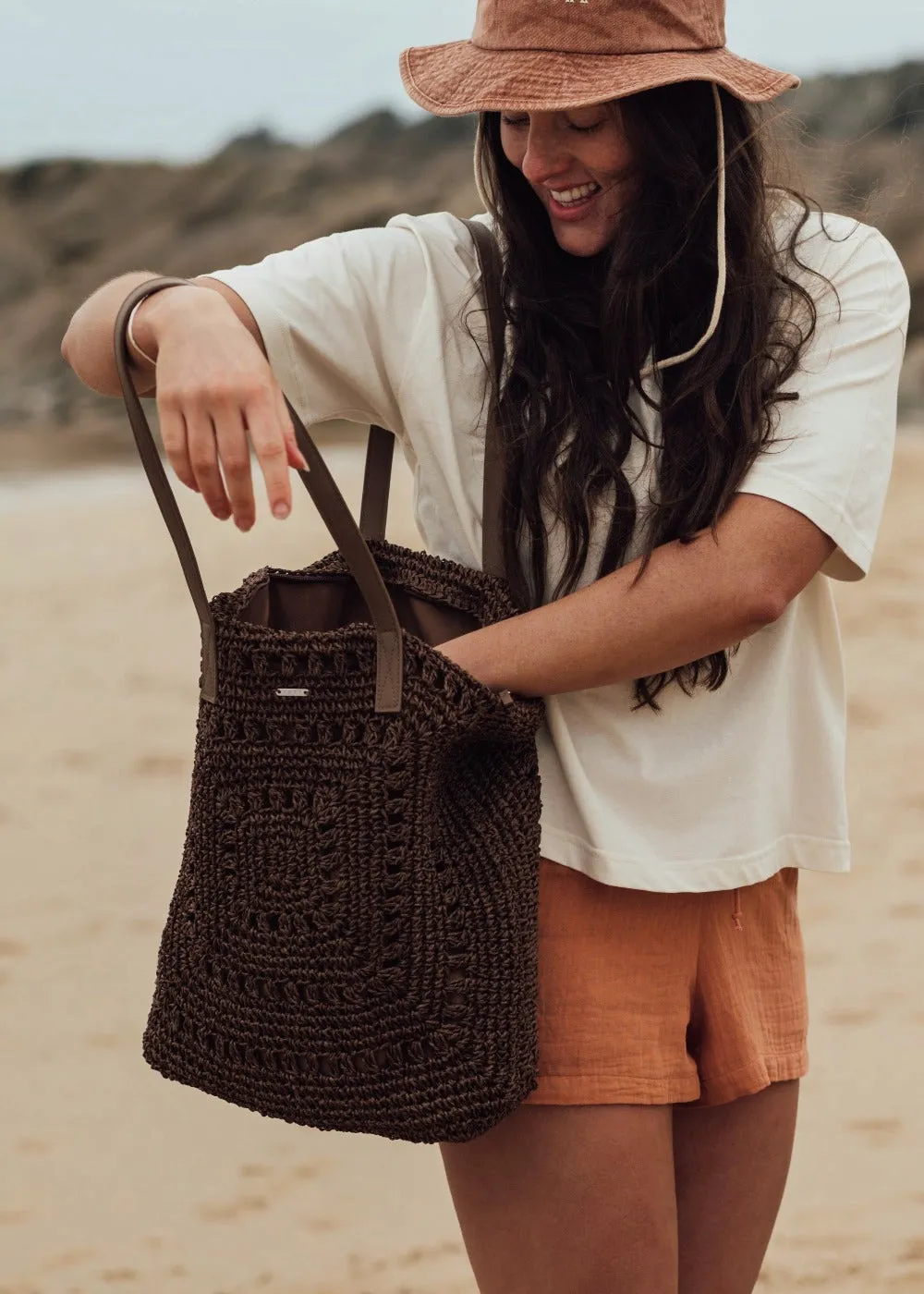 Coco Cool Woven Tote Bag