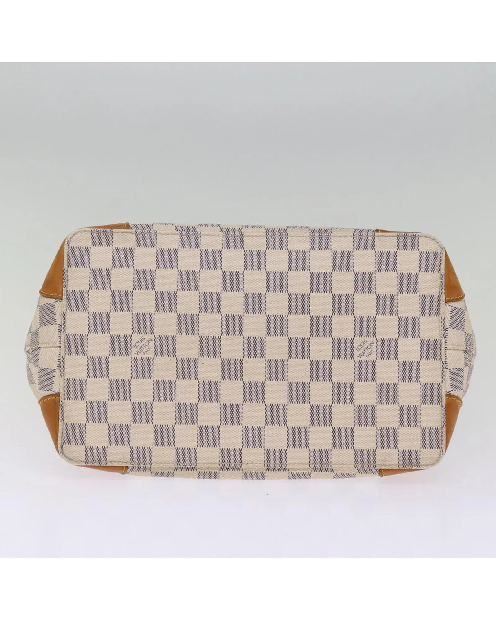 Damier Azur Tote Bag with PM Size and Canvas Material