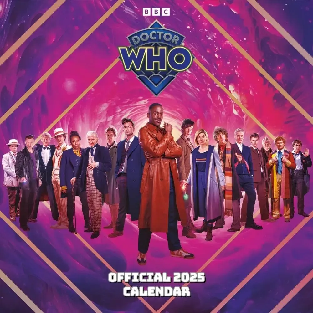 Doctor Who 2025 square calendar