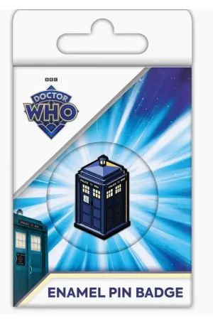 Doctor Who official Tardis enamel pin badge