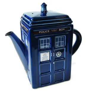 Doctor Who Tardis 3D Ceramic Teapot