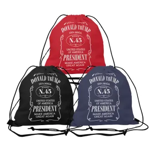 Donald Trump N.45 MAGA Drawstring Bag