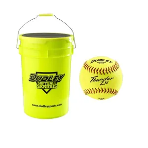 Dudley Fastpitch Softball / Bucket Combo 12 Inch: BK4306812