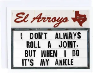 El Arroyo - Roll a Joint Card