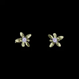 Flowering Thyme Earrings - Stud Post