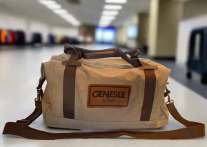 Genesee Beer Khaki Duffel Bag