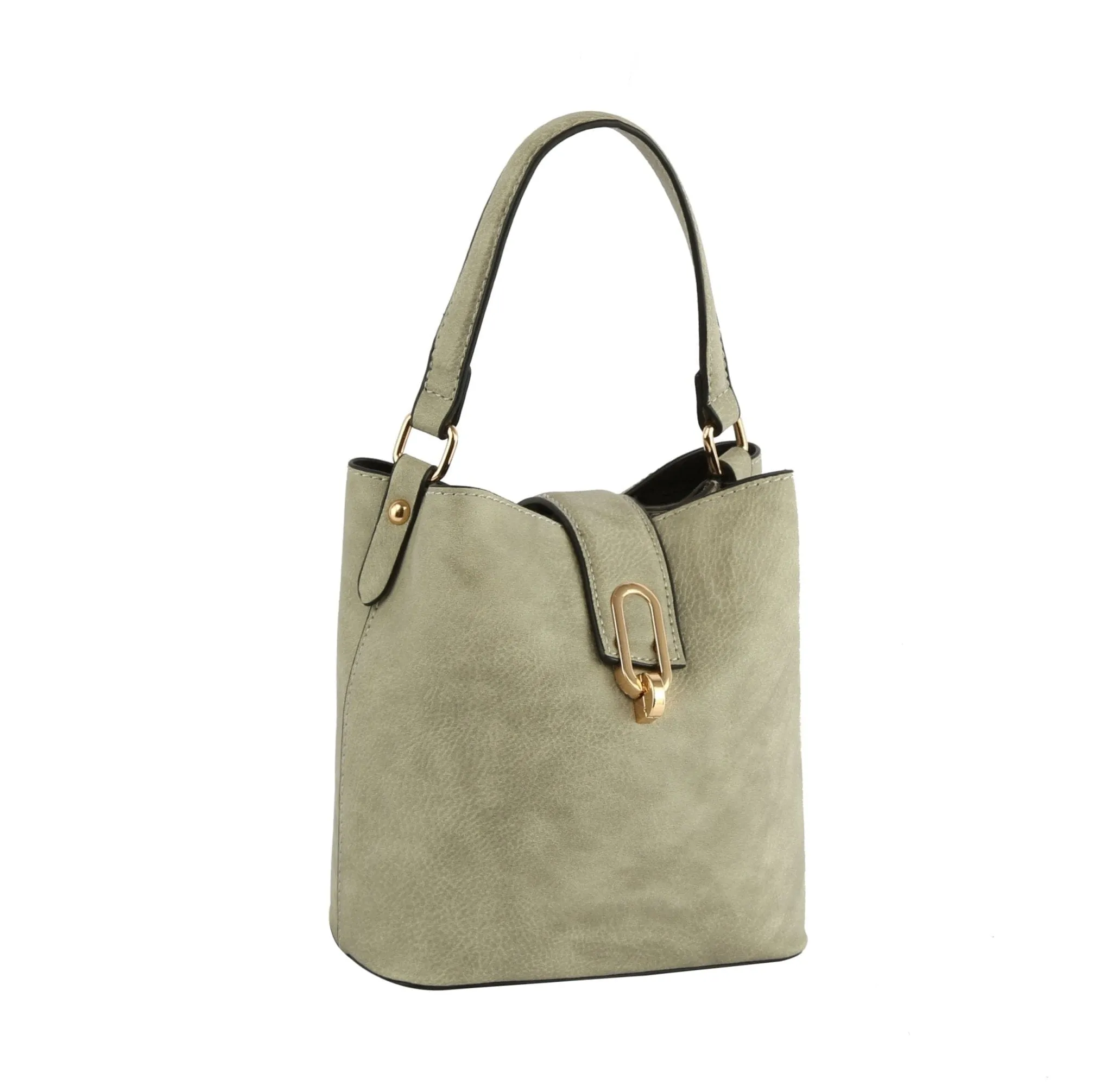 GL0031 Twist Lock Mini Bucket Bag