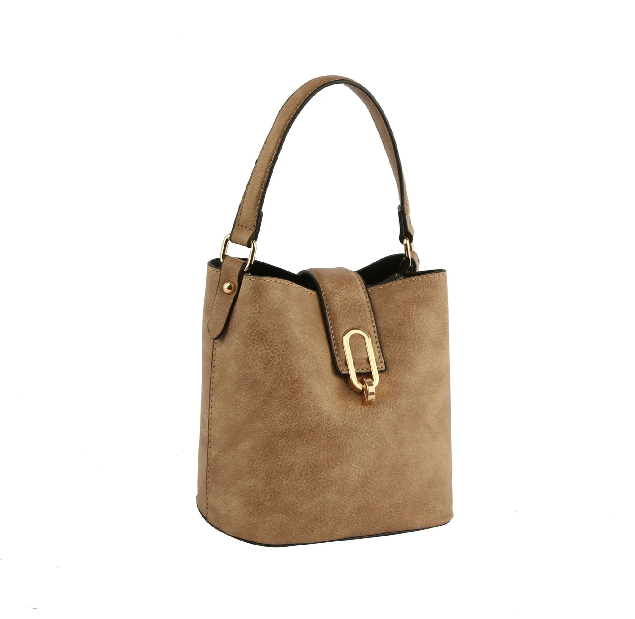 GL0031 Twist Lock Mini Bucket Bag