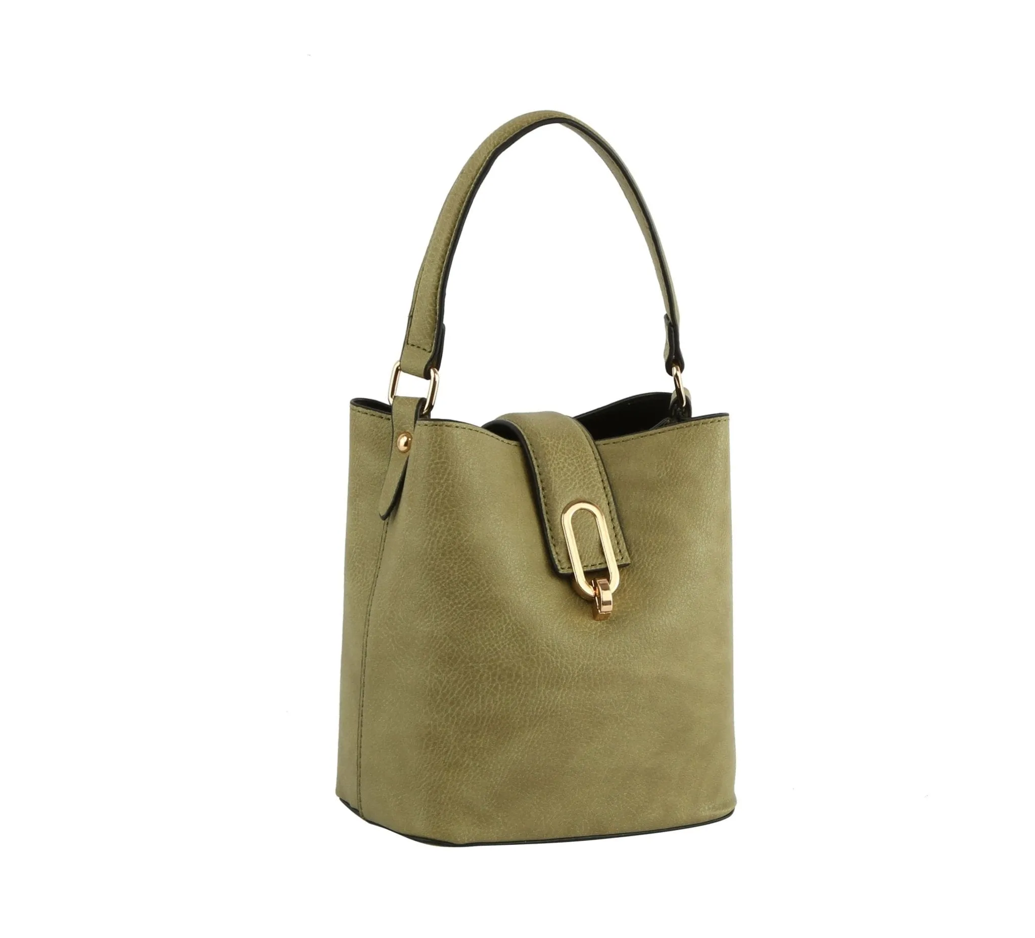 GL0031 Twist Lock Mini Bucket Bag