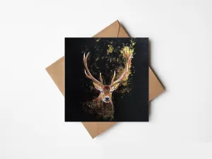 Greeting Card: Kelly Hood - Mystic Stag (Square)