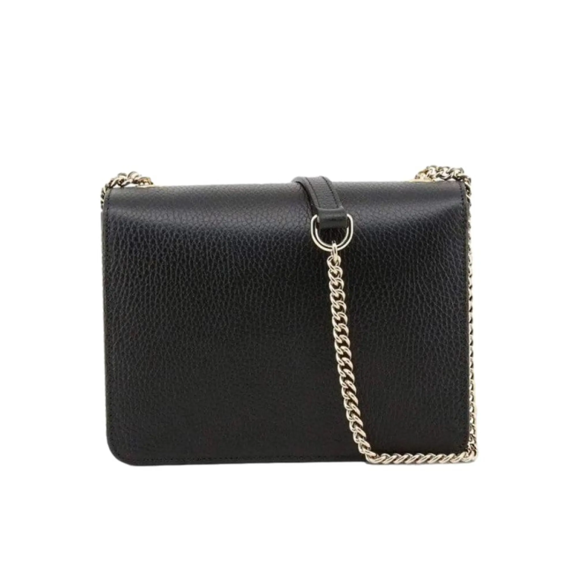 Gucci Black Icon GG Interlocking Small Crossbody Bag