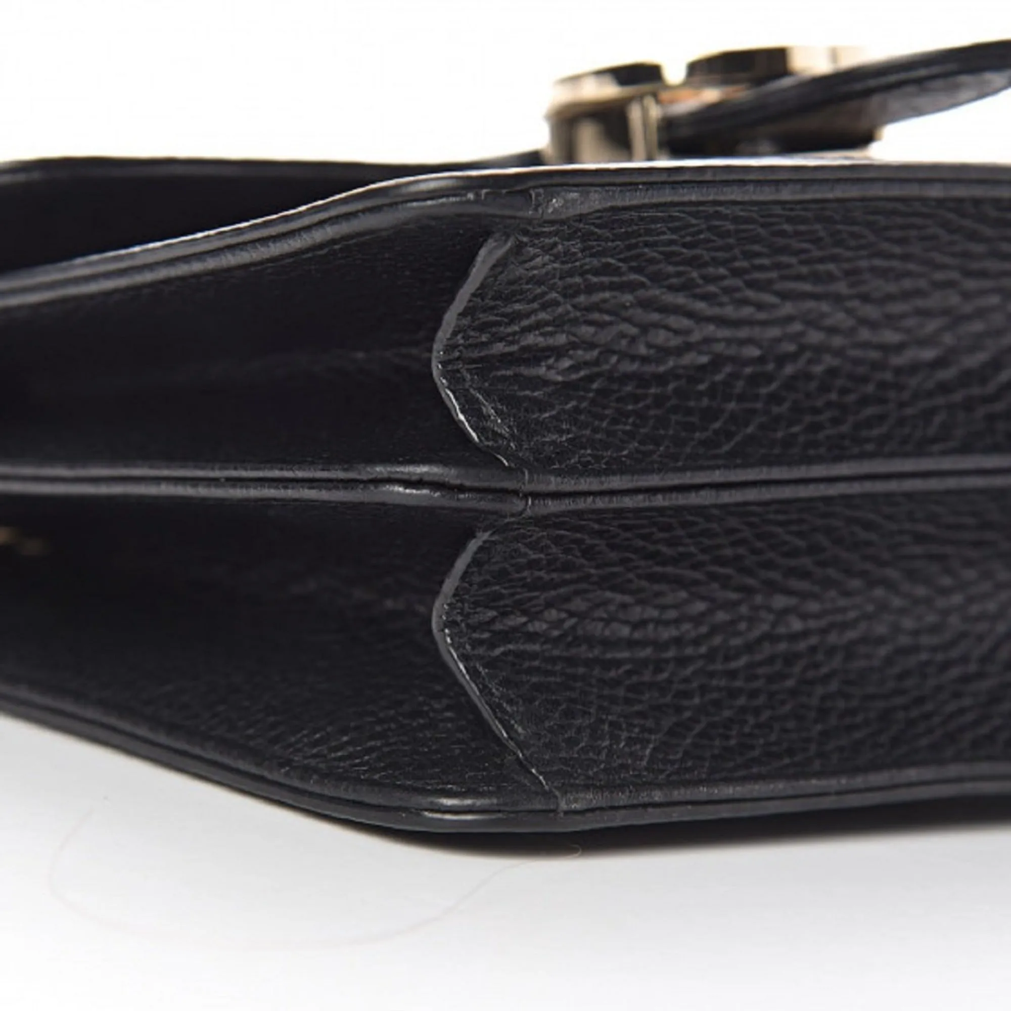 Gucci Black Icon GG Interlocking Small Crossbody Bag