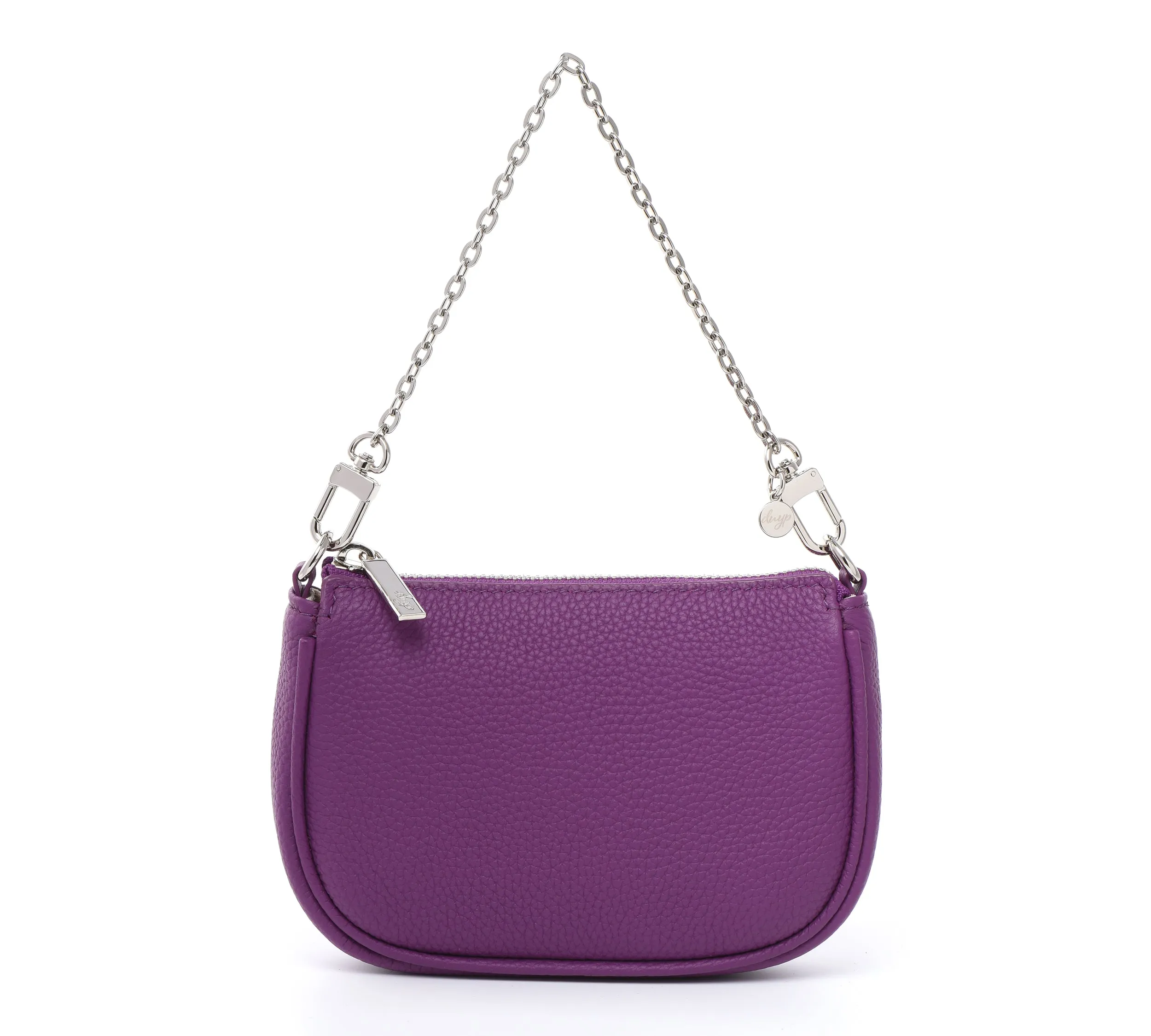 HCC X DUYP - Mini pochette -  Purple Anemone Grained Leather