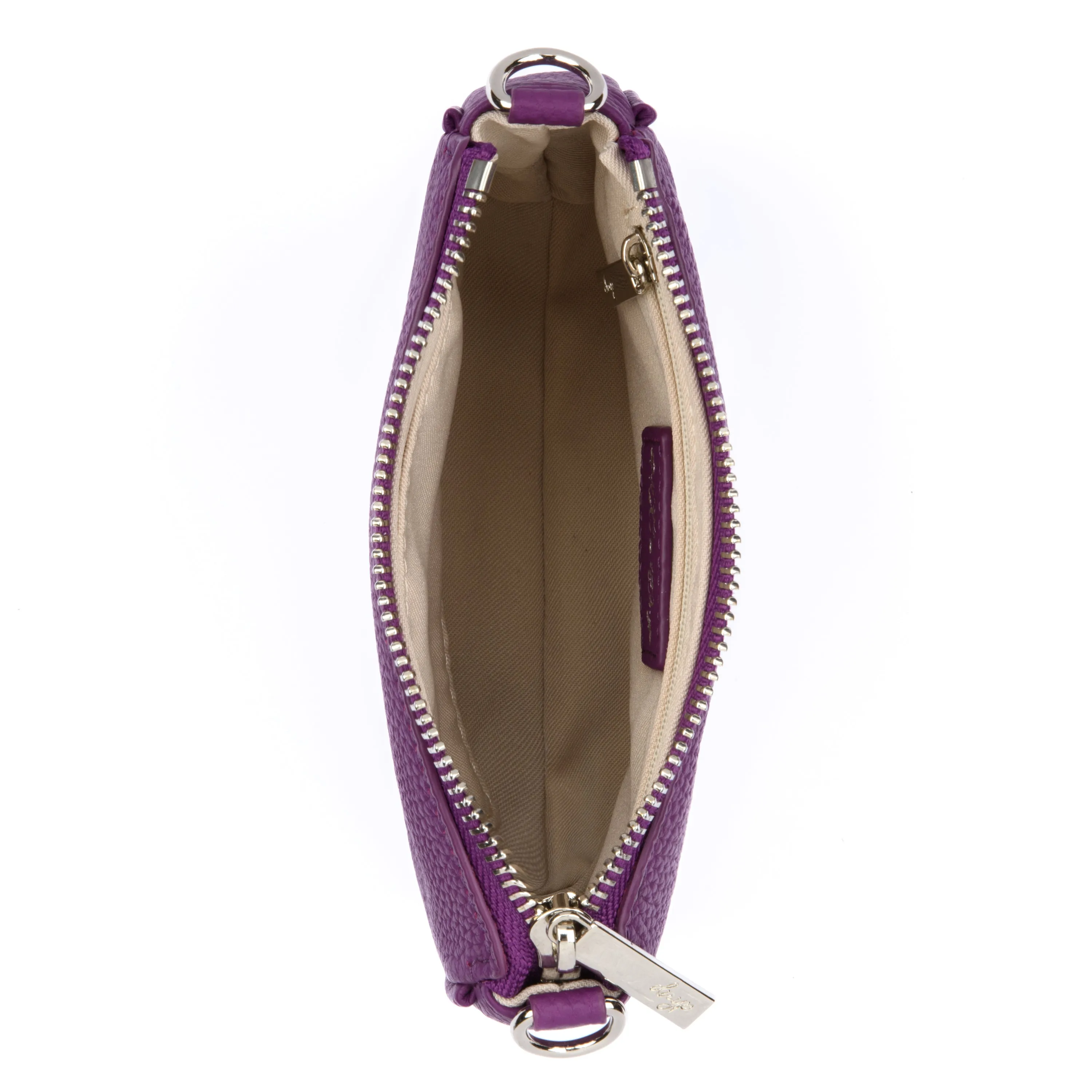 HCC X DUYP - Mini pochette -  Purple Anemone Grained Leather