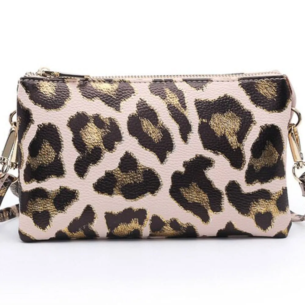 M013 Animal 3 Compartments Crossbody Bag