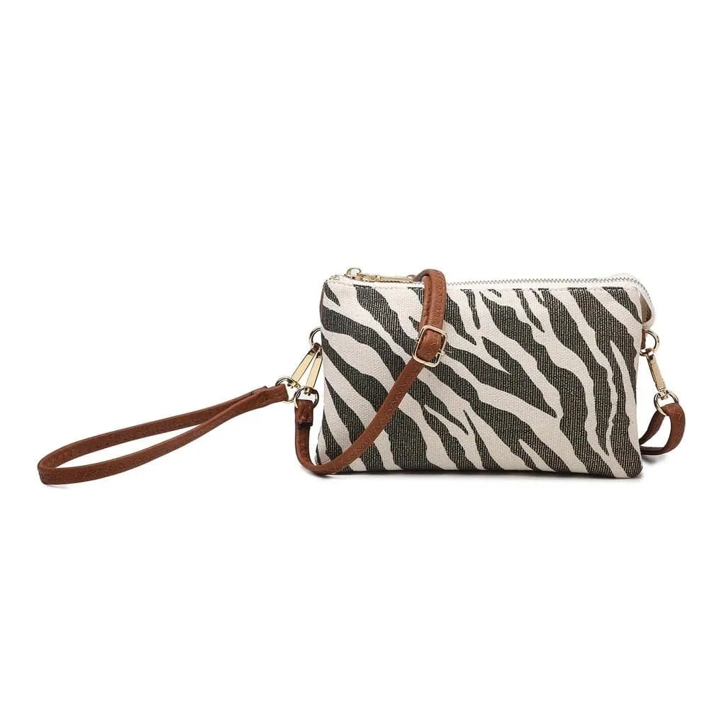 M013 Animal 3 Compartments Crossbody Bag