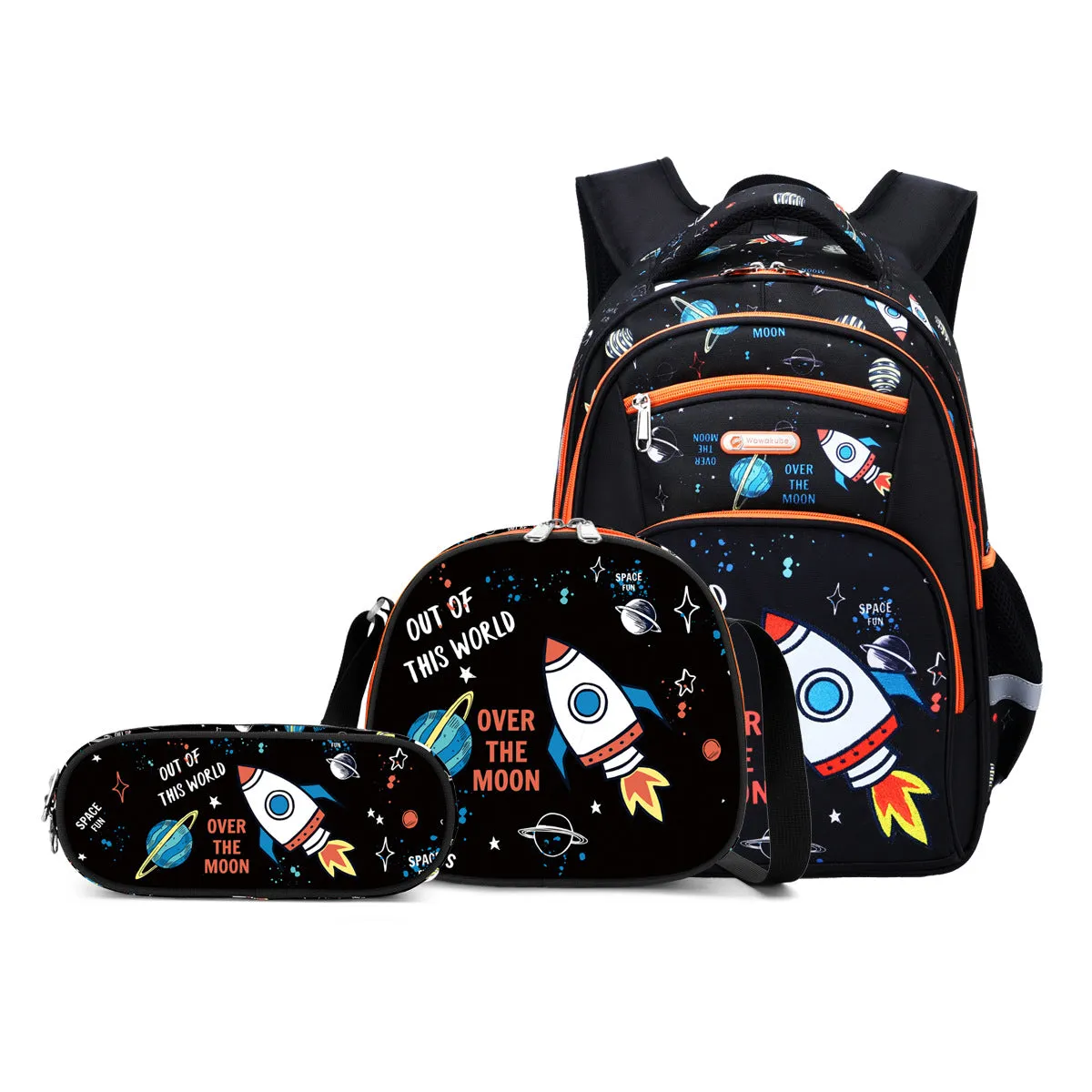 New Schoolbag Children's Grade 3-6 Primary School Boy Large-Capacity Backpack Backpack Space Schoolbag Girl