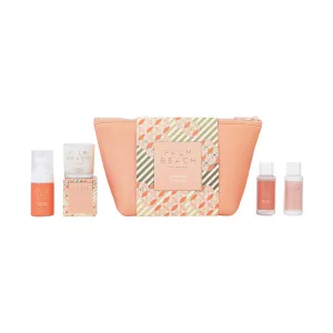 Palm Beach Collection Watermelon Neoprene Beauty Bag Set