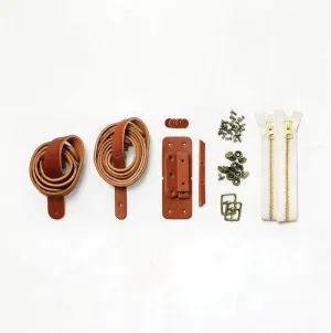 Slabtown - Chestnut Leather   Hardware Kit