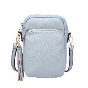 TB29220 Dual Compartment Crossbody w/ Tassel