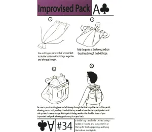 Tip Card #34 Improvised Emergency Backpack