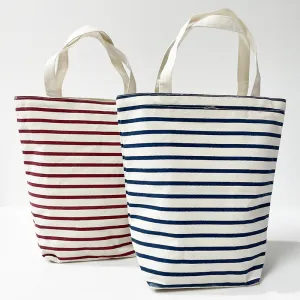 Tote bag Blue & Red Stripe