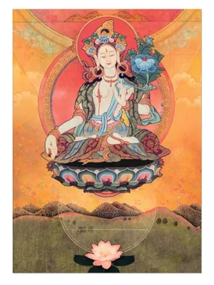 White Tara with Decorative Envelope