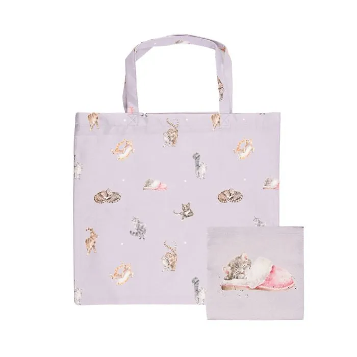 Wrendale Foldable Shopping Bag - Glamour Puss